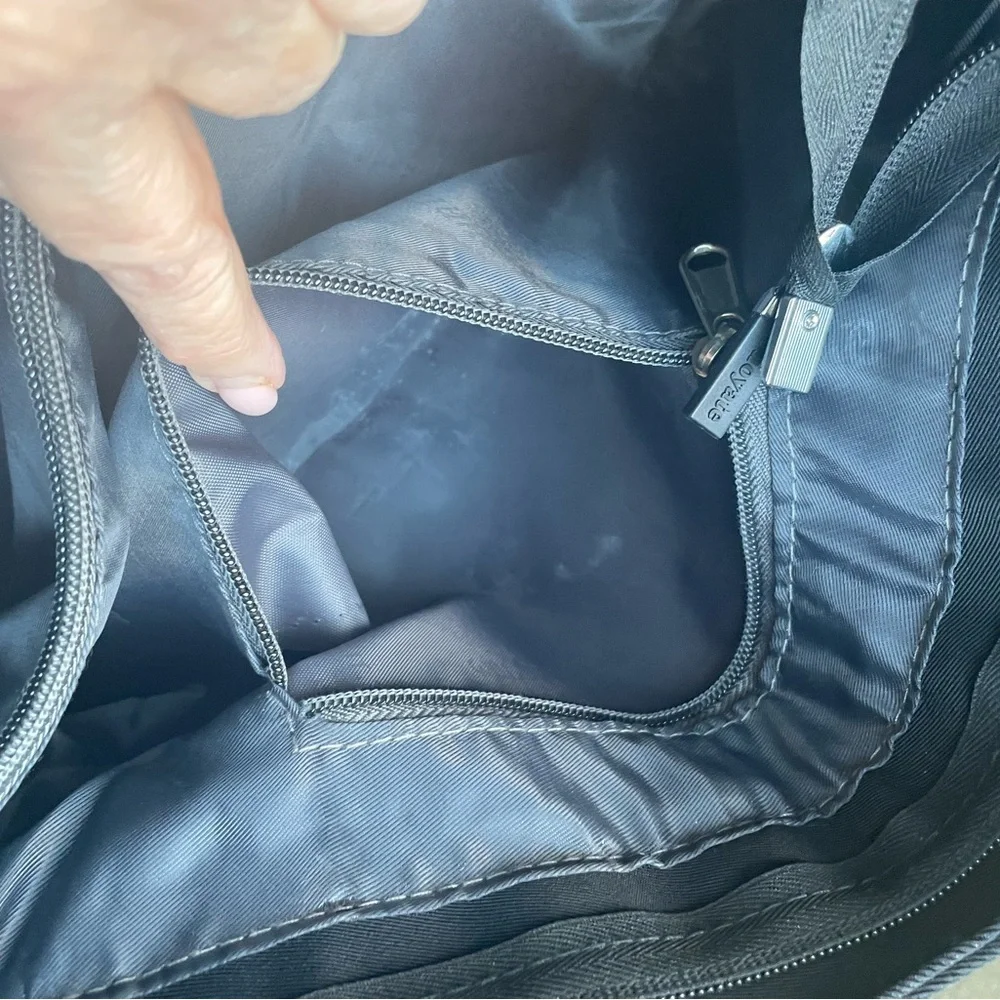 Black purse handbag with Multiple Pockets